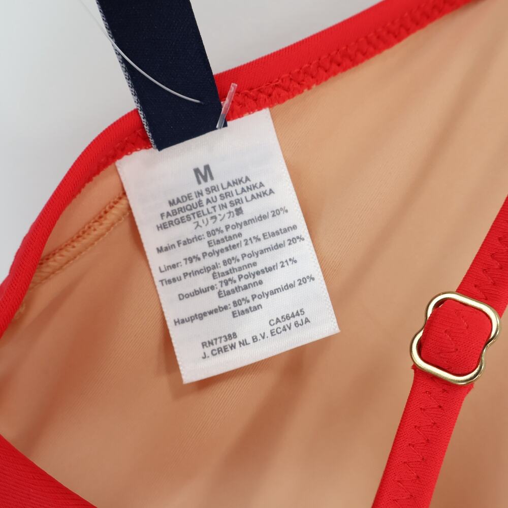 J.Crew Factory Ruffle French Bikini Top Size Medium NWT - Picture 3 of 4